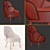 Elegant Emma Chair: Stylish Design & Unparalleled Comfort 3D model small image 7