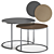 Sleek Maddox Nesting Tables 3D model small image 2