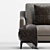 Poliform Bellport: Modern Armchair with UV Mapping 3D model small image 3