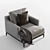 Poliform Bellport: Modern Armchair with UV Mapping 3D model small image 5