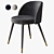 Elegant Chloe Dining Chair 3D model small image 1