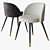 Elegant Chloe Dining Chair 3D model small image 4