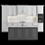 Elegant Kitchen 27: Modern, Millimeter Measurements 3D model small image 5