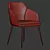 Contemporary Charlie Dining Chair 3D model small image 5