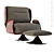 2015 Lounge Chair: Stylish and Comfortable 3D model small image 1