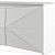 Luxury Diamond Sideboard 3D model small image 3