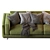 Zander Velvet Sofa: Modern & Stylish Seating 3D model small image 5