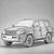 Luxury Land Cruiser 200: Powerful and Versatile SUV 3D model small image 4