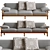 Sleek B&B Italia Ayana Sofa 3D model small image 2