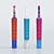 Oral-B Vitality Electric Toothbrush - Classic White and 2 for Kids 3D model small image 7