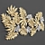 Versatile Metal Wall Decor 3D model small image 2