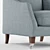 Classic Addison Armchair: Timeless Elegance & Supreme Comfort 3D model small image 5