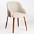 Stylish Mid-Century Bacci Chair 3D model small image 1