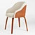 Stylish Mid-Century Bacci Chair 3D model small image 2