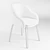 Stylish Mid-Century Bacci Chair 3D model small image 6