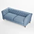 Elegant Chatsworth Button Back Sofa 3D model small image 4