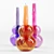 Whimsically Dreamy Bubble Glass Taper 3D model small image 5