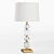 Elegant Glass Table Lamp 3D model small image 1