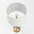 Elegant Glass Bottom Zara Lamp 3D model small image 3