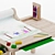 Wooden Kids Activity Table 3D model small image 3