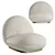 Gubi Pacha Modern Lounge Chair 3D model small image 2