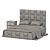 Vinchenzo Quad Mesh Bed: Stunning Geometry and Textures 3D model small image 4