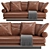 B&B Italia Noonu Sofa: Modern Elegance for Your Home 3D model small image 2