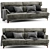 Ultimate Comfort: GTS Well Sofa 3D model small image 1