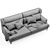 Ultimate Comfort: GTS Well Sofa 3D model small image 6