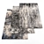 High Resolution 3-Piece Rug Set 3D model small image 1