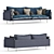 Modern and Comfy Arketipo Sofa 3D model small image 1