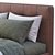 Boconcept Mezzo Bed: Modern Design for a Cozy Night's Sleep 3D model small image 2