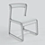 Vintage Italian Midcentury Chairs by Willy Rizzo 3D model small image 10