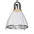 Sleek Satin Nickel Pendant 3D model small image 1