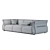 Modern Comfort: Cally Sofa Set 3D model small image 7