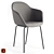  Elegant Dining Armchair: Halva 3D model small image 2