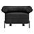 Modern Minotti Mattia Armchair 3D model small image 2