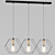 Elegant Hanging Lamps: Illuminate Your Space 3D model small image 3