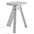 Sleek Kobo Side Stool: Functional Space Saver 3D model small image 7