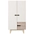 Radis 2-Door Wardrobe: Elegant Storage Solution 3D model small image 2