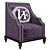 ComfortMax Armchair 3D model small image 1