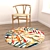 Round Rugs Set: 6 Variations 3D model small image 3