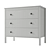 KOPPANG 3-Drawer Chest: Stylish Storage Solution 3D model small image 2