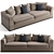 B&B Italia Otium Soft 288cm: Luxurious Comfort 3D model small image 3