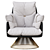 Sleek Gloss Accent Chair 3D model small image 2