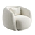 Moroso Pacific Chair: Modern Design with Textured Upholstery 3D model small image 1