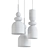 Whit Pendant Lamp: Vibrant Multi-Colored Design 3D model small image 2