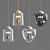 Elegant TERUEL Hanging Lamp 3D model small image 1