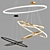 Sleek LED Pendant Lamps - ELLISSE Collection 3D model small image 3