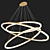 Sleek LED Pendant Lamps - ELLISSE Collection 3D model small image 4